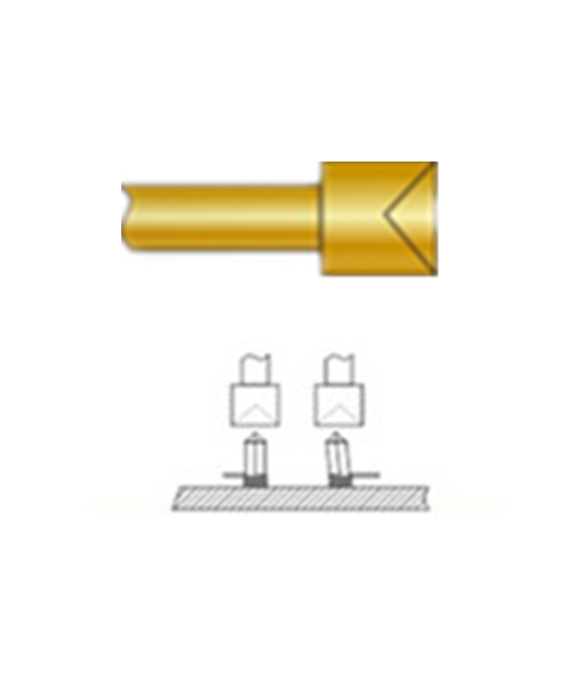 杯頭探針、探針用法圖、探針原理圖、測(cè)試探針圖片