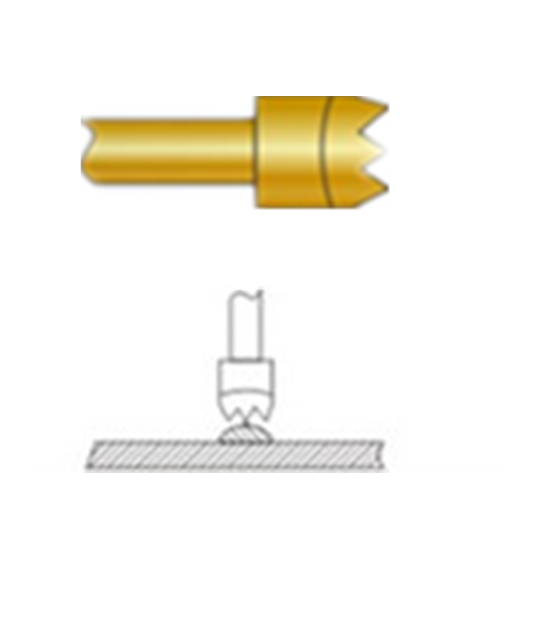 梅花頭探針、探針用法圖、探針原理圖、測(cè)試探針圖片