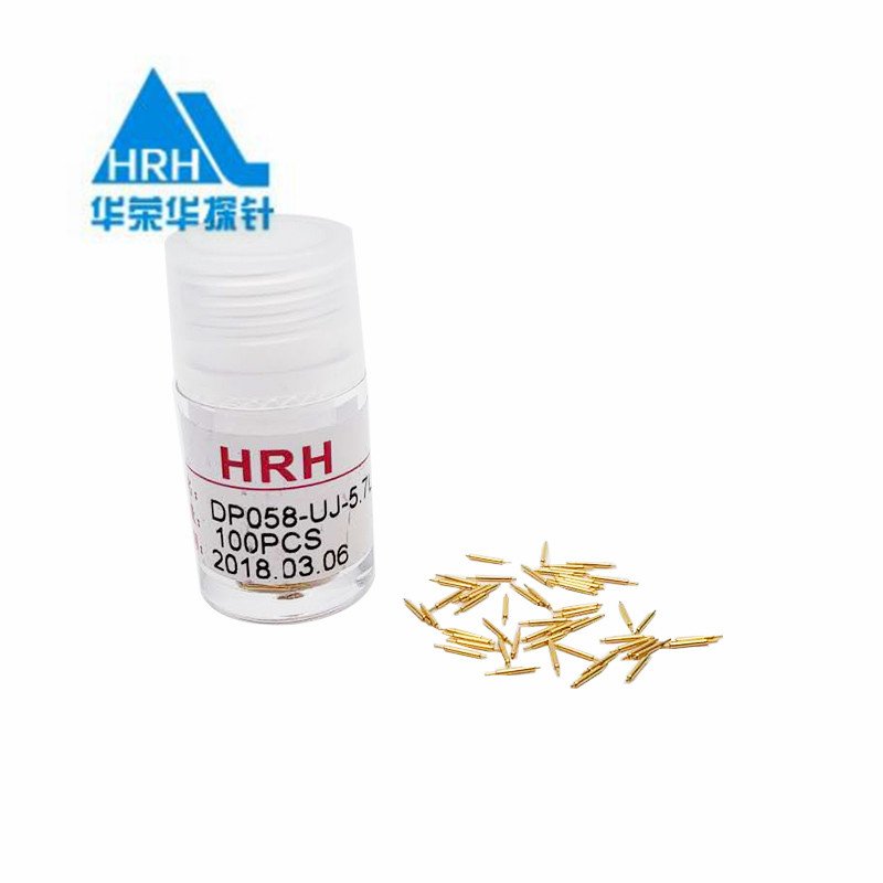 058雙頭探針尺寸、BGA雙頭探針、兩頭帶彈簧探針、雙頭測試探針圖片