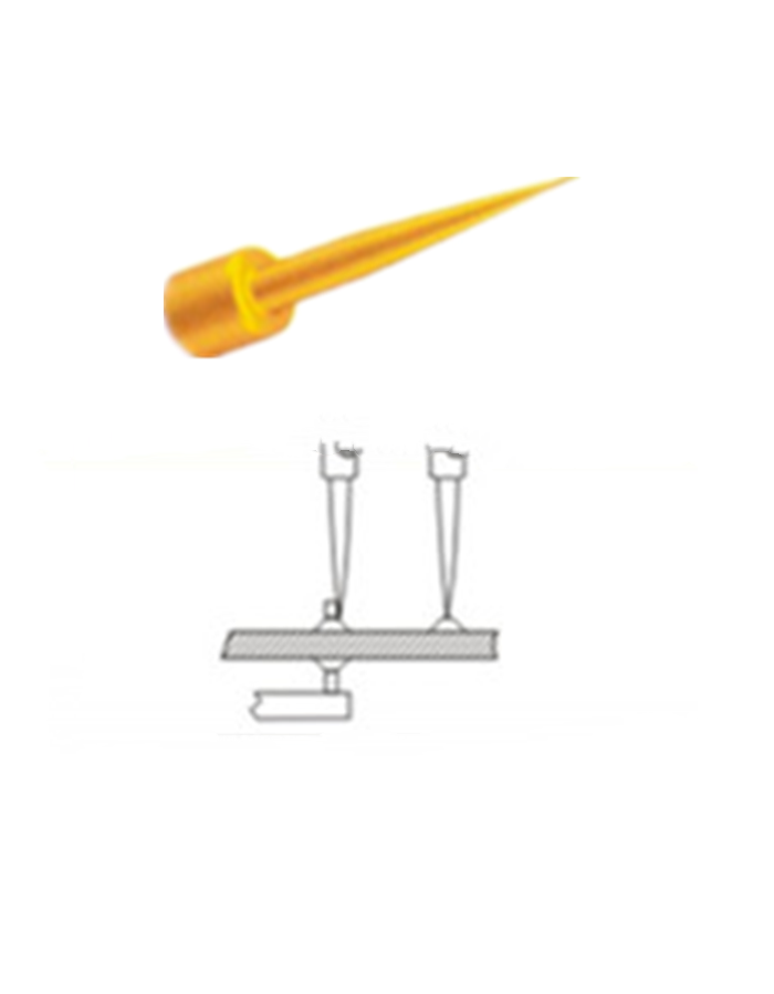 探針頭型、測試探針探針頭、探針頭部形狀、頂針頭