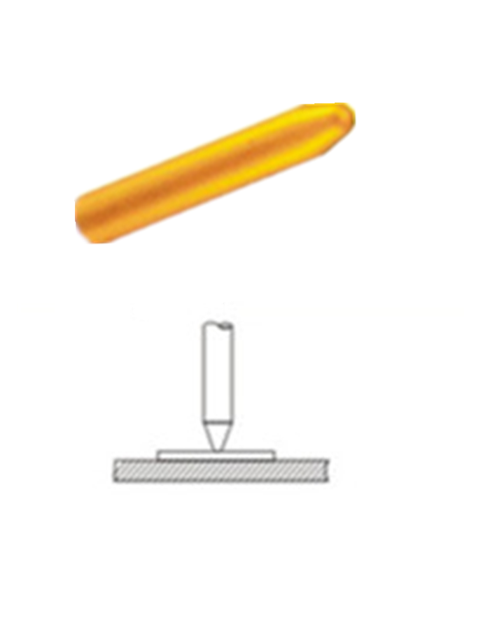 探針頭型、測試探針探針頭、探針頭部形狀、頂針頭