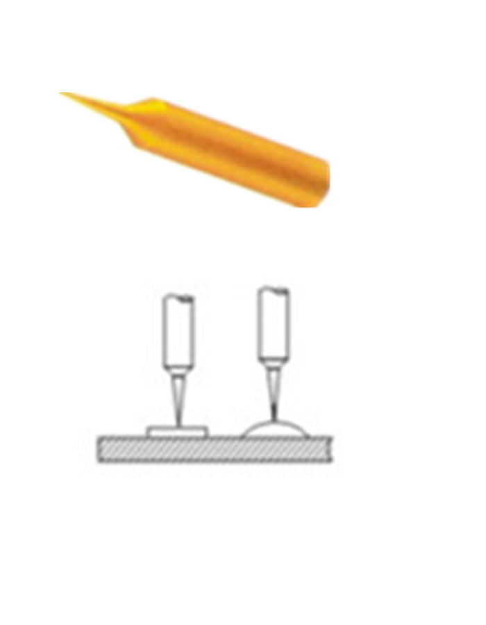 探針頭型、測試探針探針頭、探針頭部形狀、頂針頭