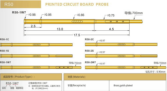 R50測試探針套管選型、R50探針套管規(guī)格型號、探針套管廠家